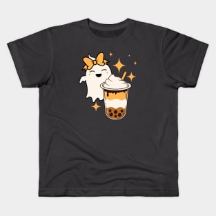 Ghostly Good Bubble Tea Kids T-Shirt